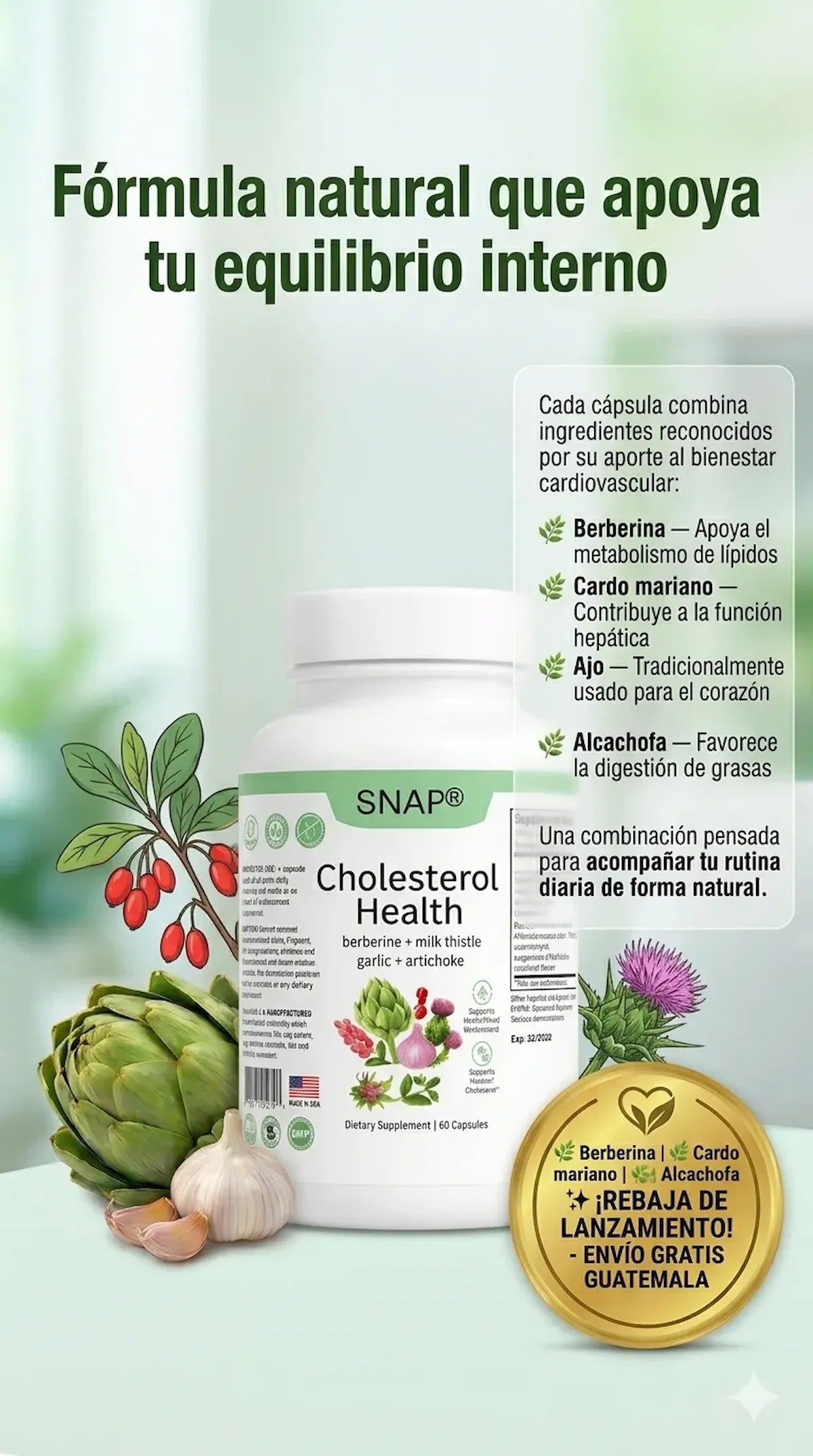 Escudo Cardiovascular Natural - Cholesterol Health