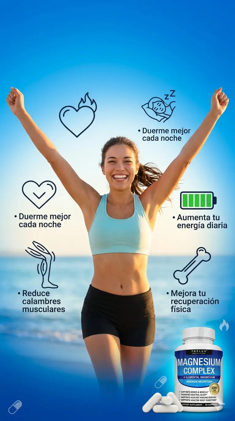 Magnesium Complex: Energía, Relajación y Recuperación Total