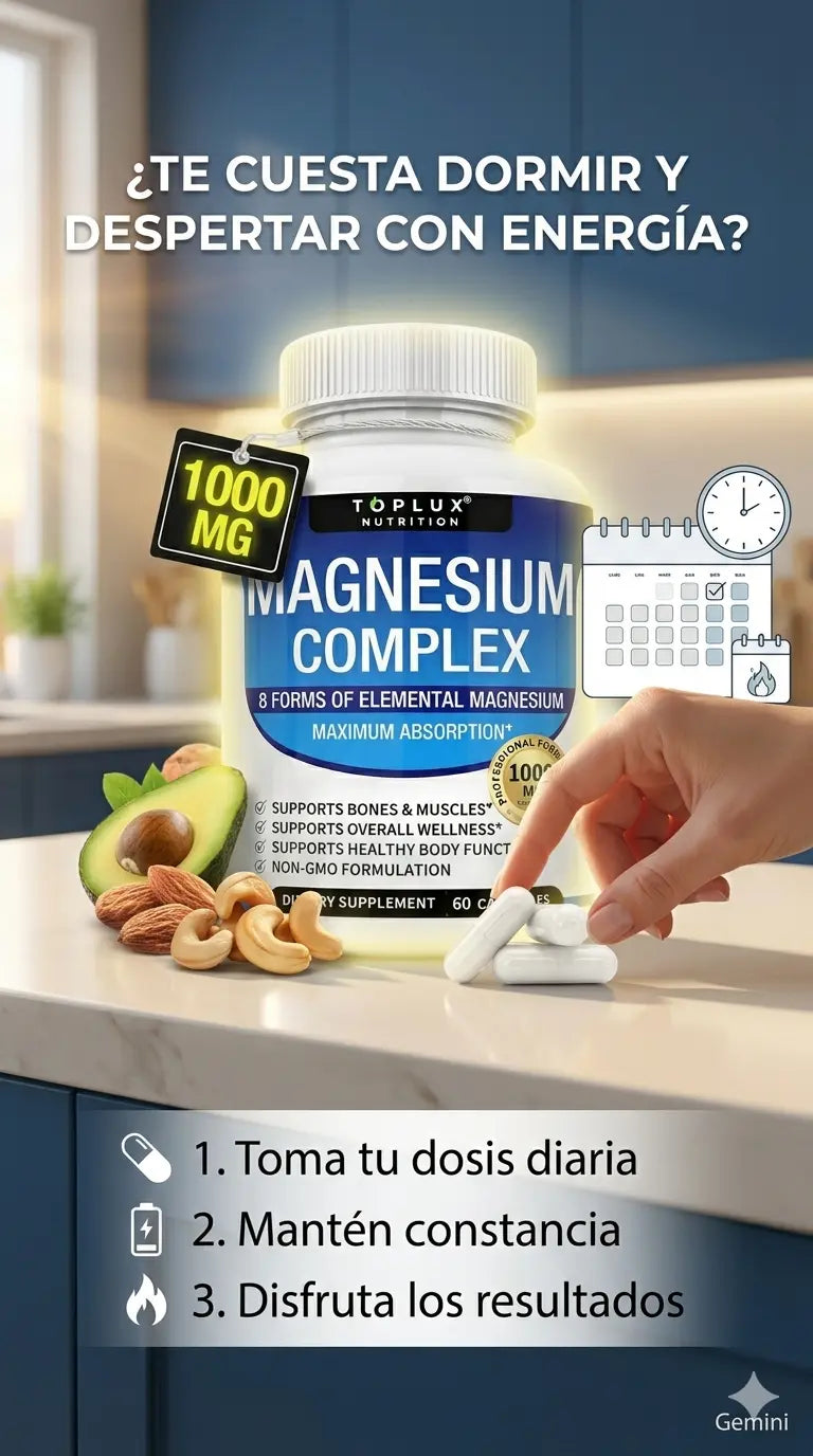Magnesium Complex: Energía, Relajación y Recuperación Total