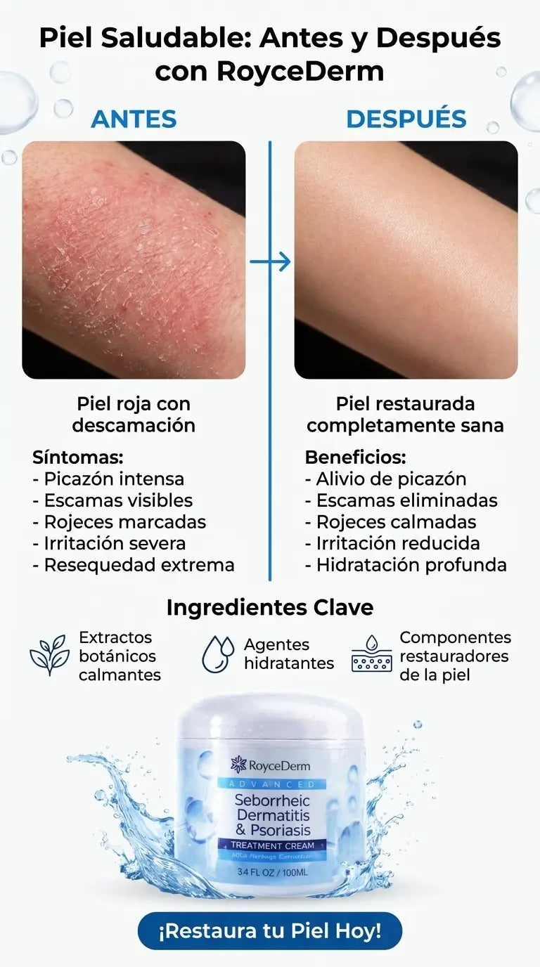 Crema para Dermatitis Seborreica y Psoriasis — Alivio desde la primera aplicación