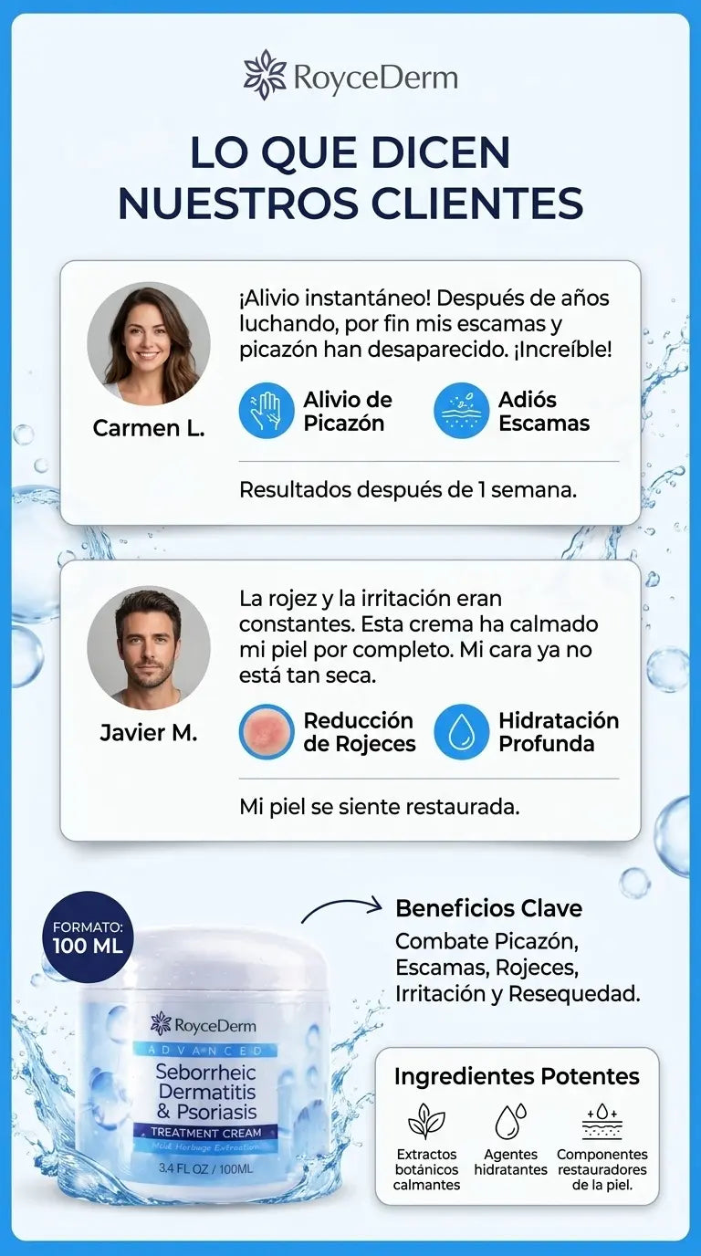 Crema para Dermatitis Seborreica y Psoriasis — Alivio desde la primera aplicación